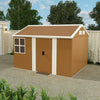10' x 8' Outdoor Metal Storage Shed, Tools Storage Shed, Galvanized Steel Garden Shed with Lockable Doors, Outdoor Storage Shed for Backyard, Patio, Lawn, D7811