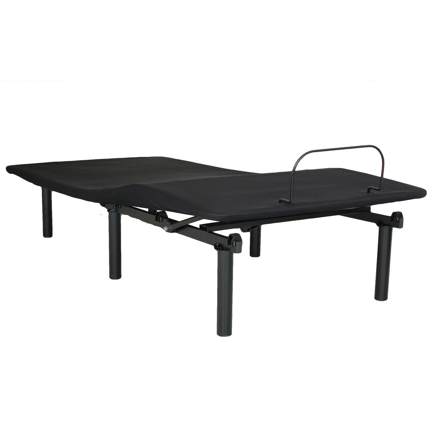 SYNGAR Electric Adjustable Bed Frame Queen for Bedroom, Queen Bed Frame with Head and Foot Incline, Quiet Motor, Anti-slip Design, and 11" Under Bed Storage Space, Easy Assembly, Steel, Black