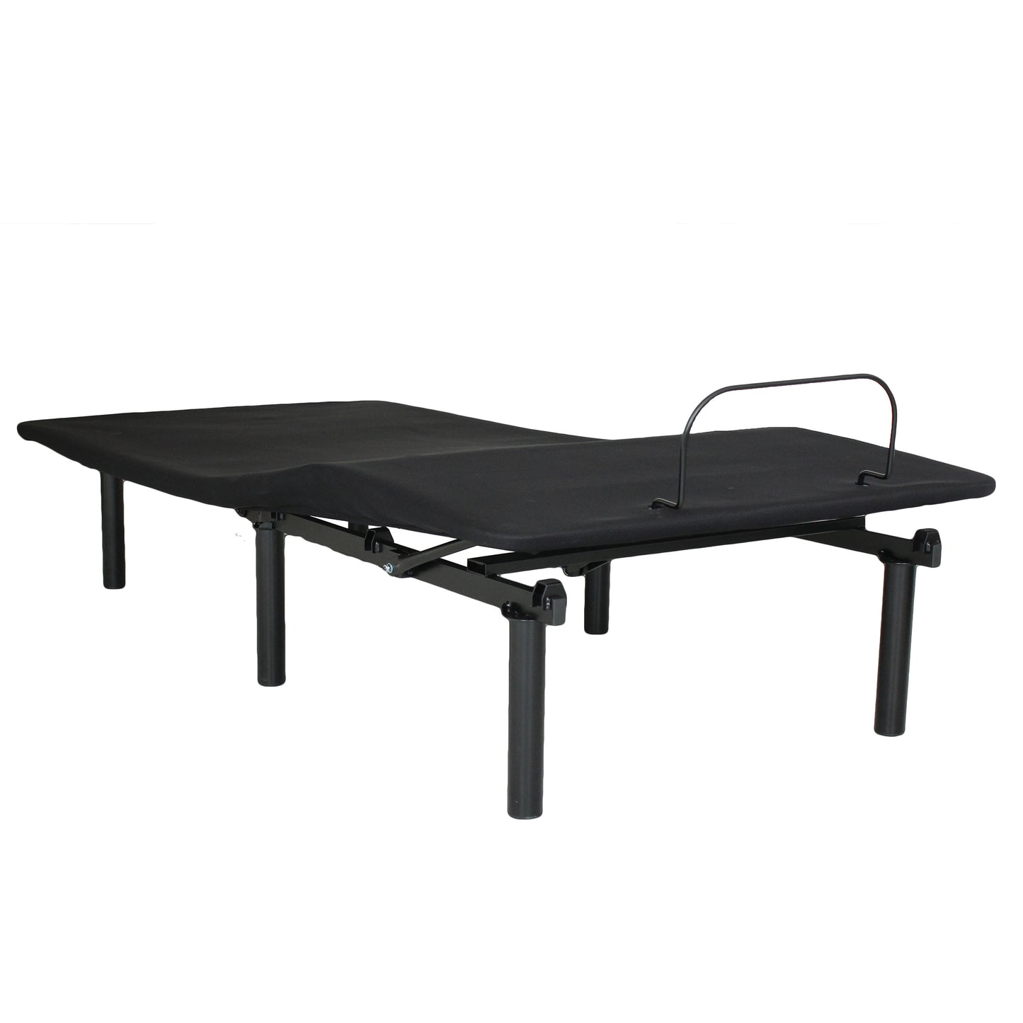 SYNGAR Electric Adjustable Bed Frame Queen for Bedroom, Queen Bed Frame with Head and Foot Incline, Quiet Motor, Anti-slip Design, and 11" Under Bed Storage Space, Easy Assembly, Steel, Black