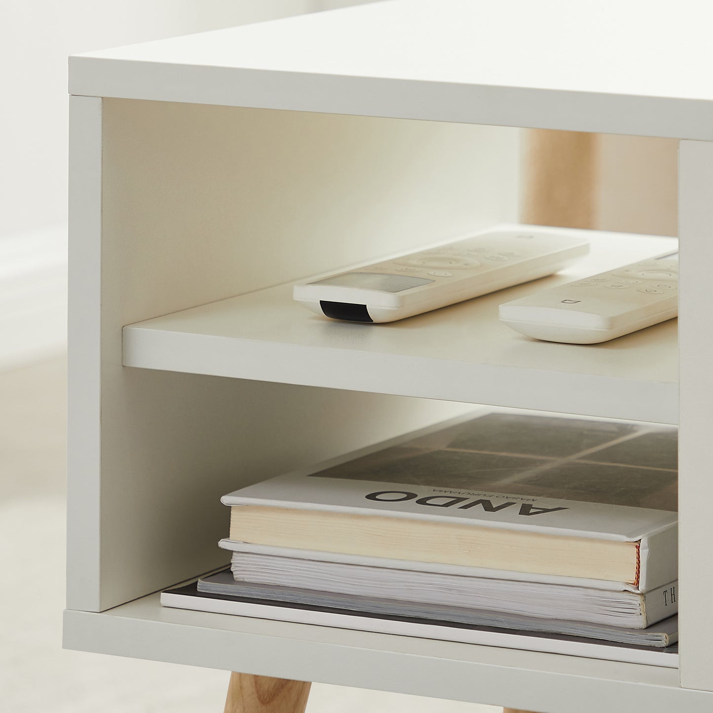 White Lift Top Coffee Tables for Living Room, Modern Coffee Table with Hidden Storage Compartment & Open Shelves, Dining Center Table Computer Desk Table for Office Reception Room