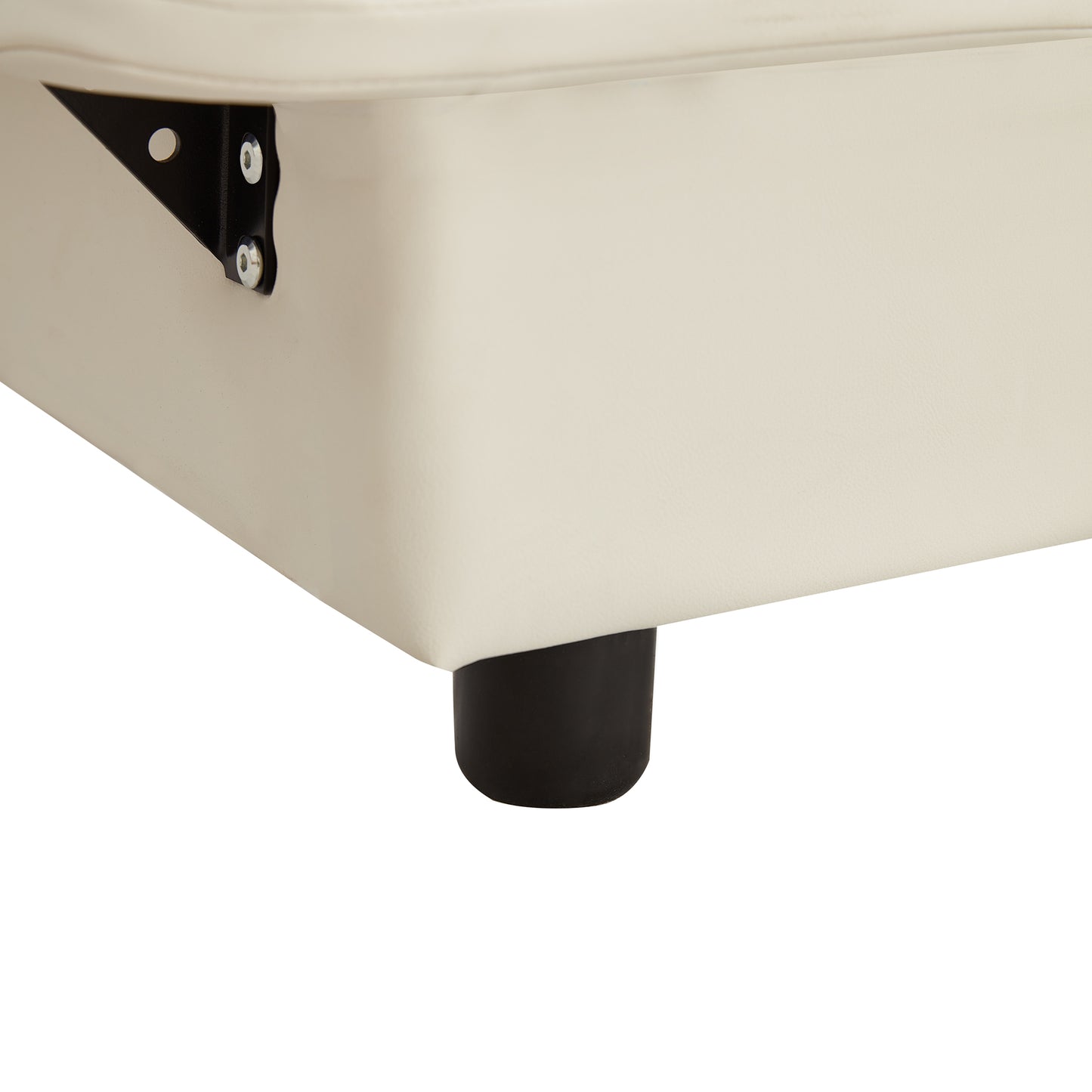 Queen Bed Frame with Upholstered Headboard, Wood Queen Size Bed Frame with LED Light, Platform Bed with Wood Slat Support for Living Room and Apartment,Bed Frame with Ergonomic Headboard, White