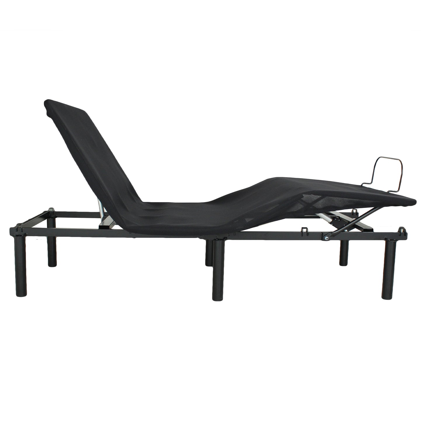 SYNGAR Electric Adjustable Bed Frame Queen for Bedroom, Queen Bed Frame with Head and Foot Incline, Quiet Motor, Anti-slip Design, and 11" Under Bed Storage Space, Easy Assembly, Steel, Black