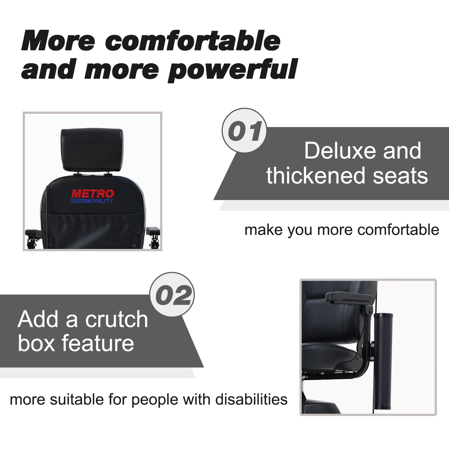 SYNGAR Mobility Scooters for Seniors with UBS Port & 2 Cup Holders, 4 Wheels Foldable Electric Scooters for Seniors with 300W Motor, 16 Miles Range, Storage Basket, Easy Assembly, Gray
