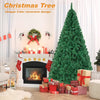 Syngar 6FT Christmas Tree, Artificial Christmas Tree with 1138 Super Lush Branch Tips, Metal Base, Green