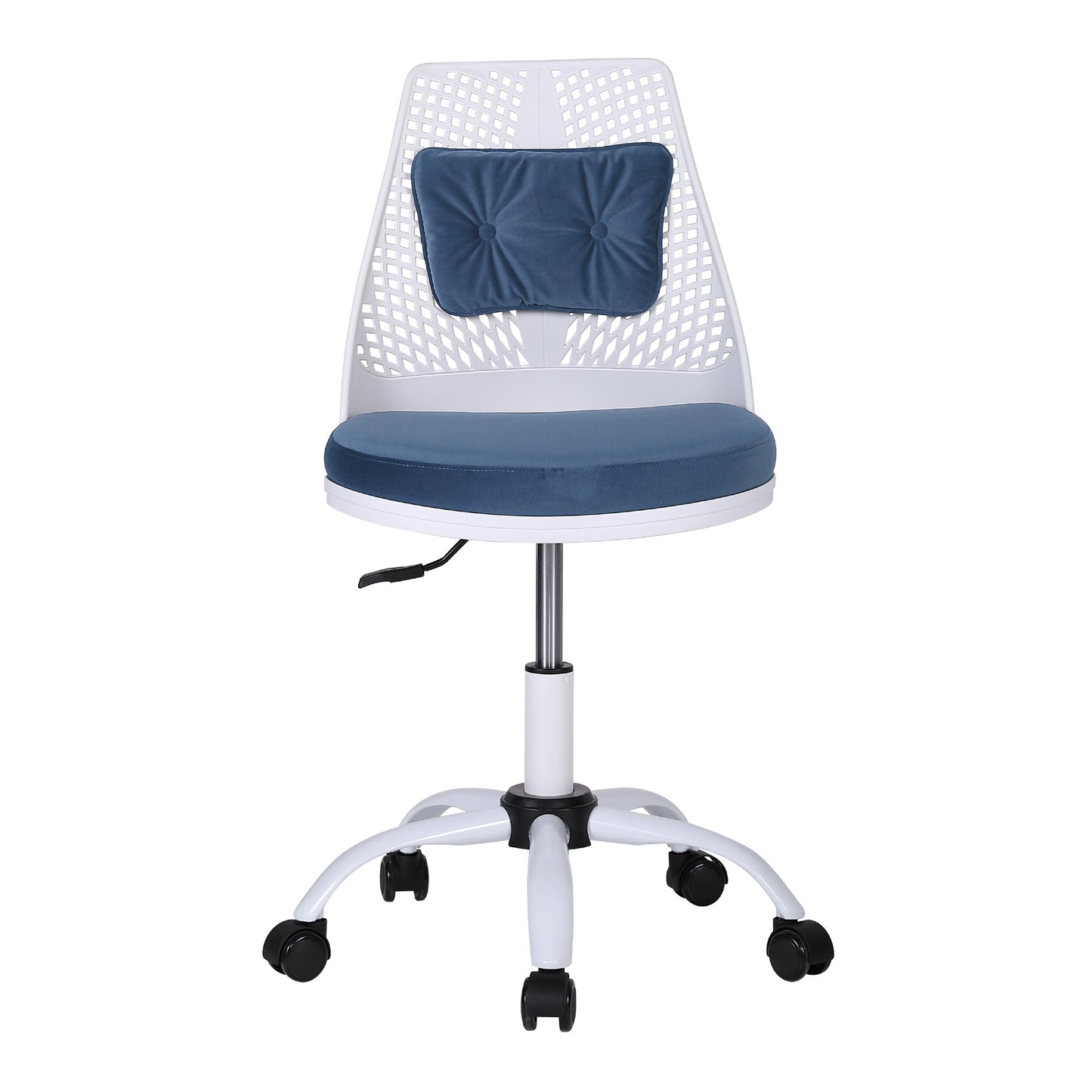 SYNGAR Office Desk Chair with Adjustable Height, Modern Arms Chair Office Chair Mid Back Soft Velvet Swivel Computer Home Task Chairs Ergonomic Executive Chair with Armrests, Gray