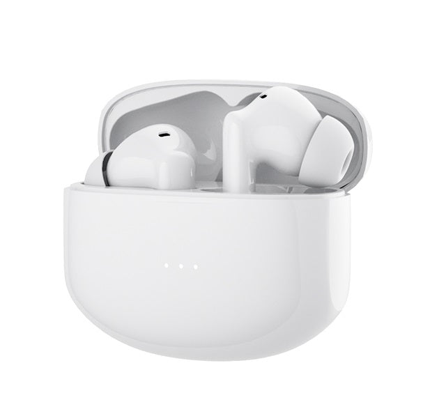SYNGAR Wireless Headphones, 5.1 Bluetooth Headset with Touch Control and Noise Cancelling, Automatic Pairing Headphones in Ear, White