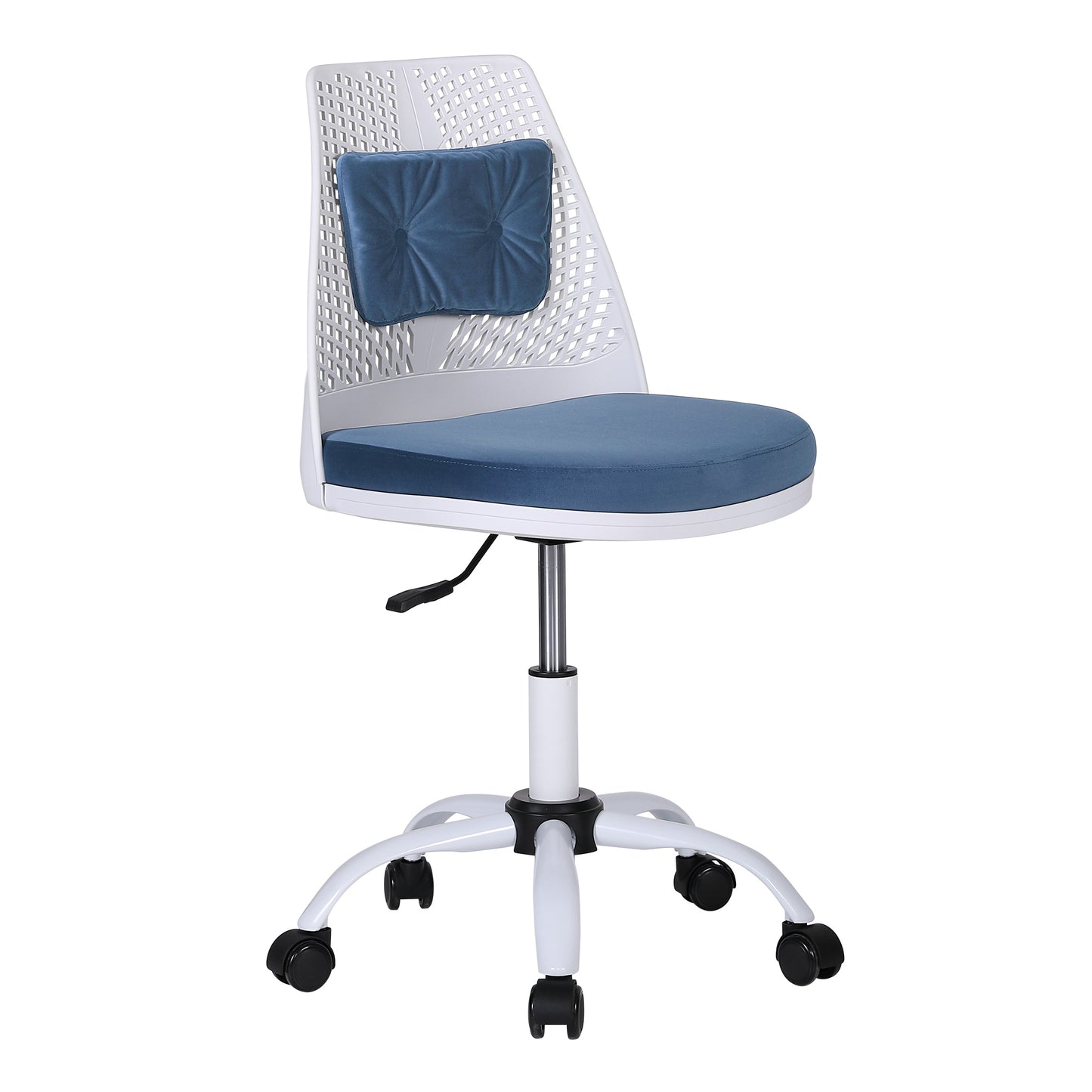 SYNGAR Office Desk Chair with Adjustable Height, Modern Arms Chair Office Chair Mid Back Soft Velvet Swivel Computer Home Task Chairs Ergonomic Executive Chair with Armrests, Gray