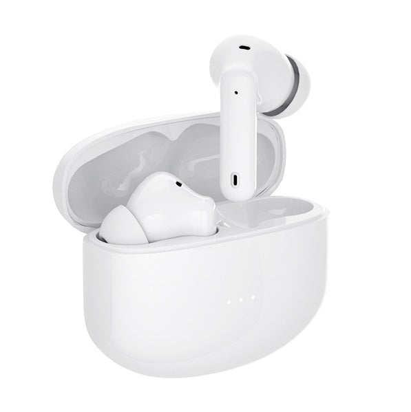 SYNGAR Wireless Headphones, 5.1 Bluetooth Headset with Touch Control and Noise Cancelling, Automatic Pairing Headphones in Ear, White