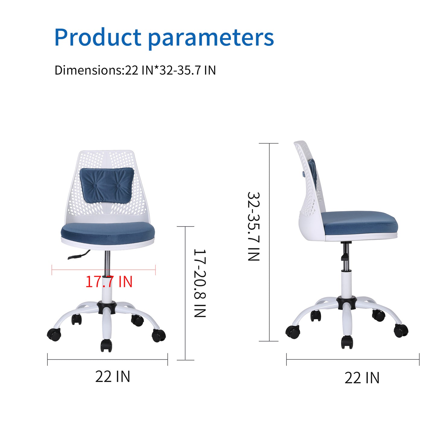 SYNGAR Office Desk Chair with Adjustable Height, Modern Arms Chair Office Chair Mid Back Soft Velvet Swivel Computer Home Task Chairs Ergonomic Executive Chair with Armrests, Gray