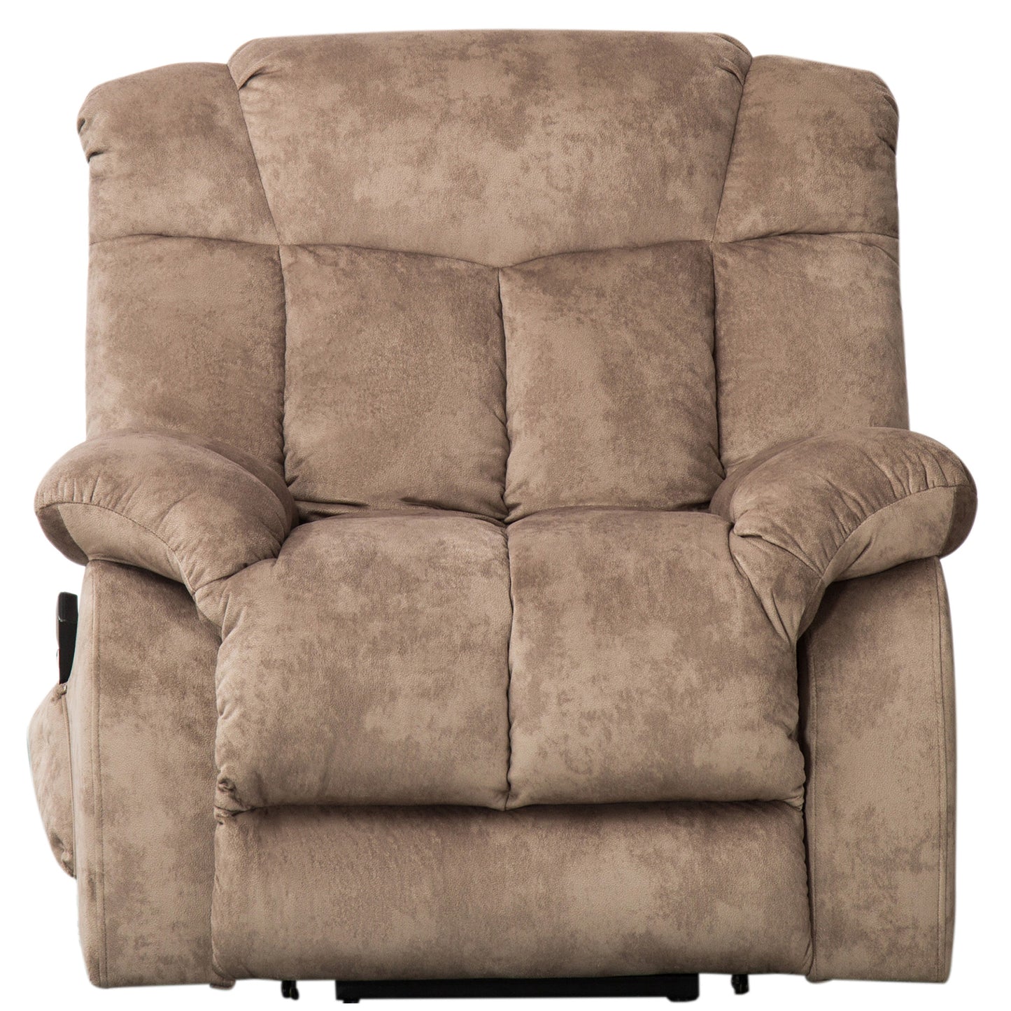 Power Lift Recliner Chair, Elderly Sofa with Heat Therapy and Massage Function, Remote Control, Living Room Furniture Heavy Duty Power Lift Recliner with Side Pocket for Home Use, Blue