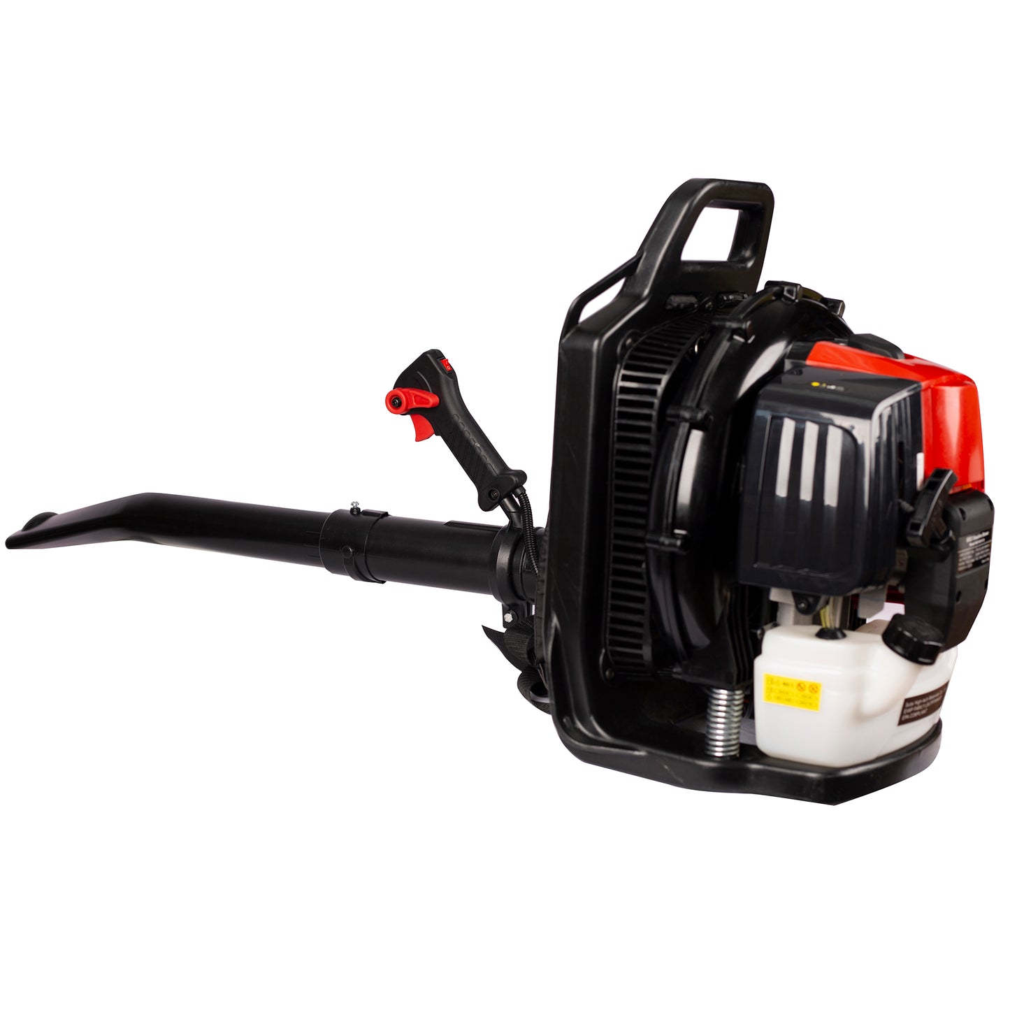 SYNGAR Gas Backpack Leaf Blower, 52CC 2-Cycle Leaf Blower Snow Blower with Extended Tube for Lawn Care Yard Snow Blowing Dust, Black & Red