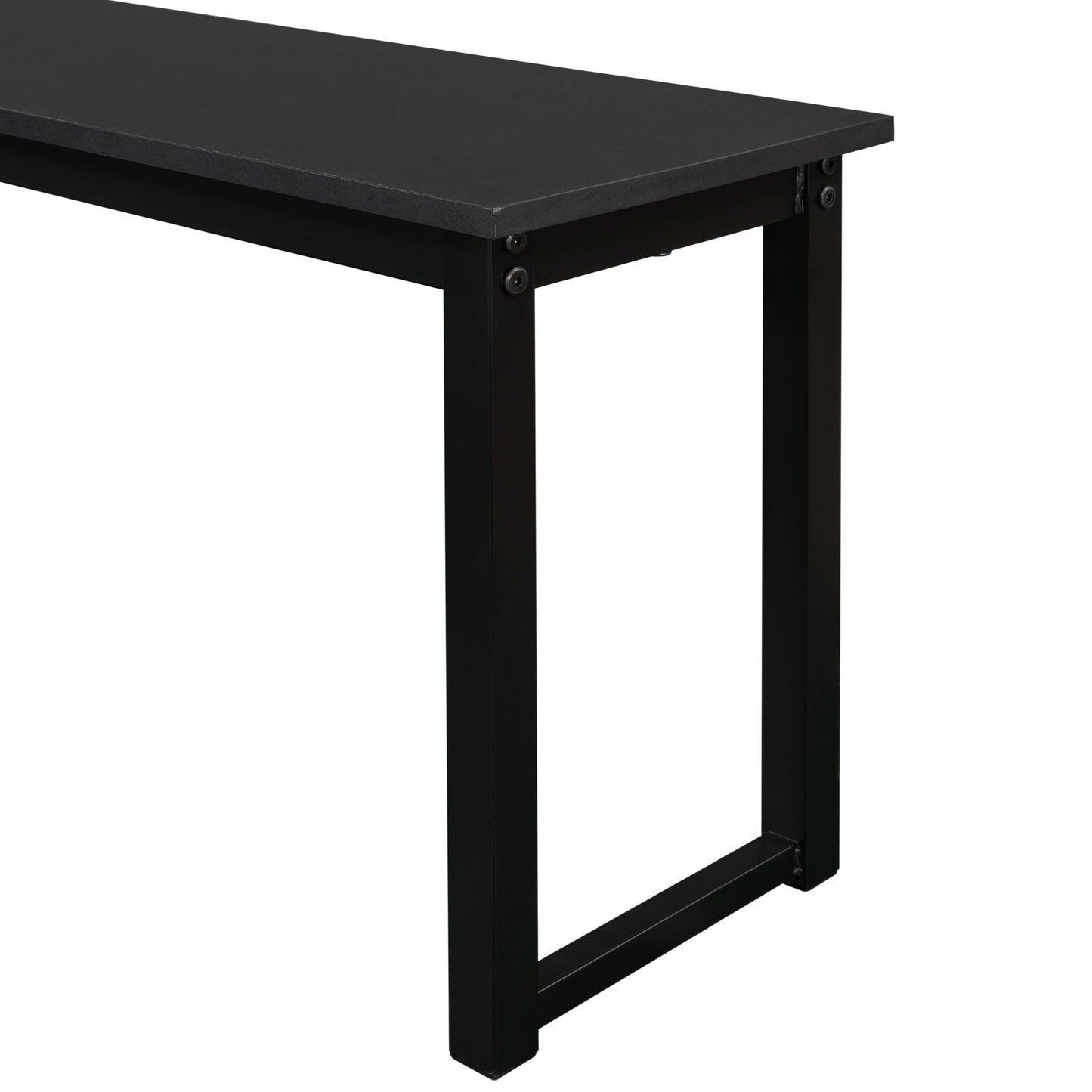 3 Pieces Modern Kitchen Table Set, High Counter Dining Table w/ 2 Benches, Stylish Dining Table Furniture Set, 4-Person Space-Saving Dinette, Modern Pub Table Set, Elegant Bistro Table Set, C14