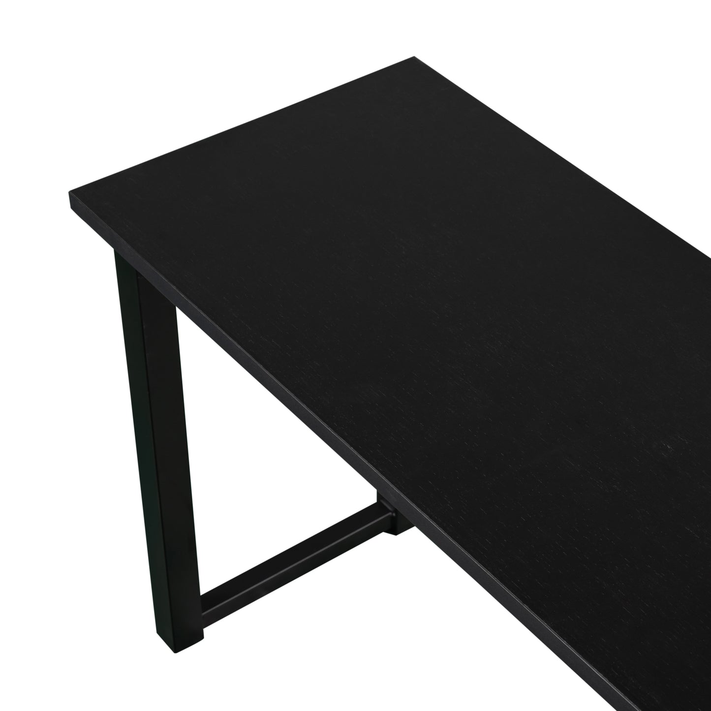 3 Pieces Modern Kitchen Table Set, High Counter Dining Table w/ 2 Benches, Stylish Dining Table Furniture Set, 4-Person Space-Saving Dinette, Modern Pub Table Set, Elegant Bistro Table Set, C14