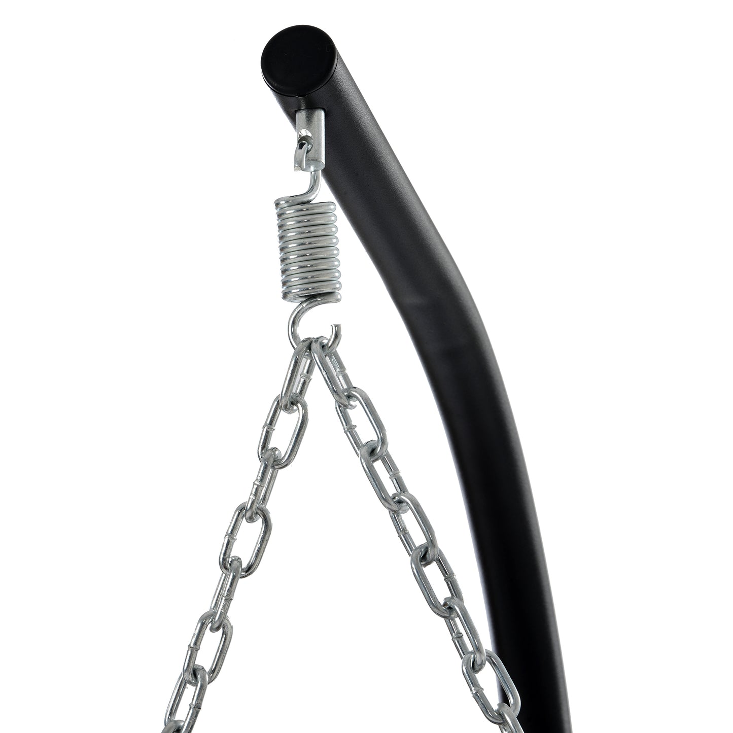 SYNGAR Hanging Egg Chair, Swing Chair with Steel Hammock Stand Set, Hammock Chair with Soft Seat Cushion, Multifunctional Hanging Chairs for Outdoor Indoor Bedroom, Light Blue