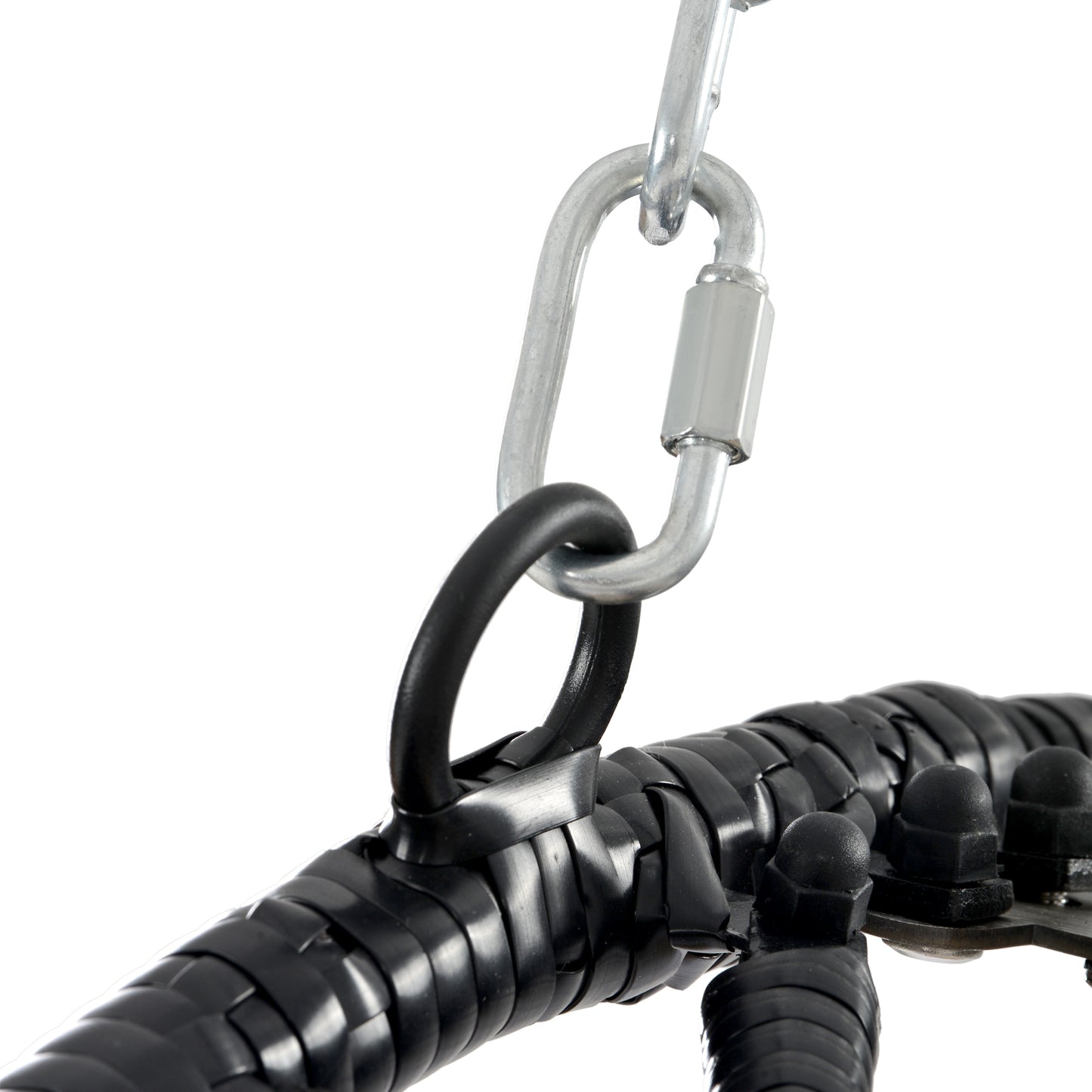 SYNGAR Hanging Egg Chair, Swing Chair with Steel Hammock Stand Set, Hammock Chair with Soft Seat Cushion, Multifunctional Hanging Chairs for Outdoor Indoor Bedroom, Light Blue