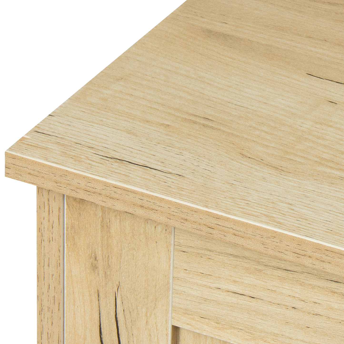 Sideboard Storage Cabinet, 43" Storage Cabinets with Doors and Shelves, Kitchen Buffet Sideboard for Dining Room Living Room Entryway, Oak, LJ4008