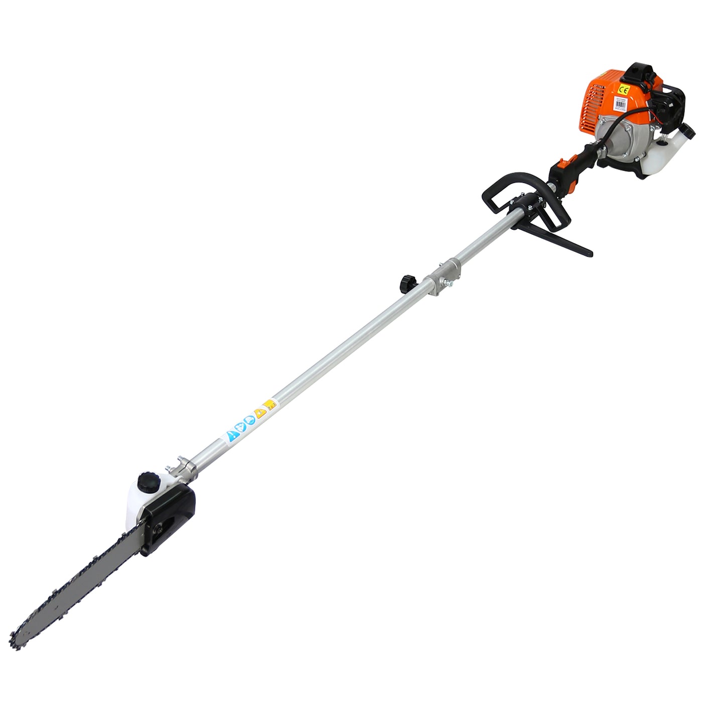 4 in 1 Grass Trimmer, Multi-Functional String Trimmer with Gas Pole Saw, Hedge Trimmer, Grass Trimmer, and Brush Cutter, Weed Eater for Patio Garden Lawn, 33CC 2-Cycle