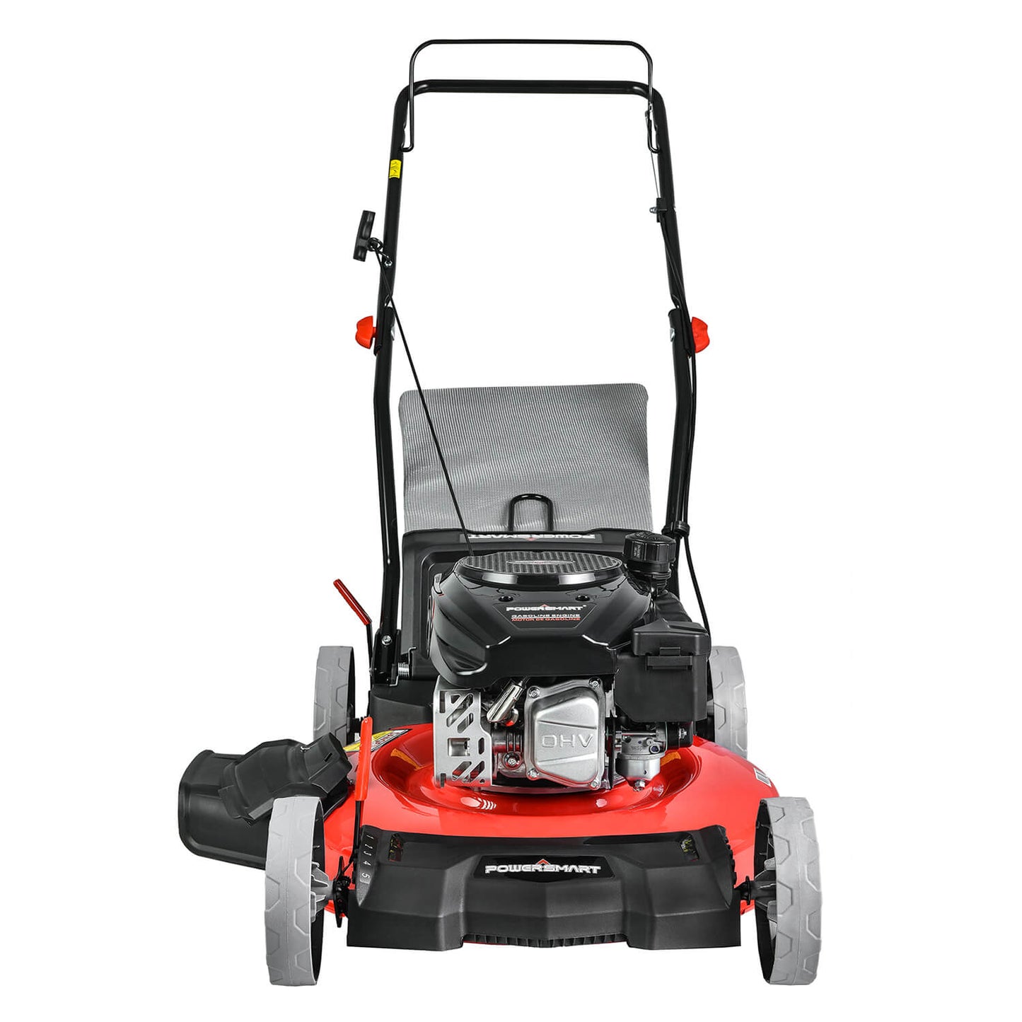 SYNGAR Push Lawn Mower Gas Powered 21 Inch 144CC 4-Stroke Engine 3-in-1 with Bag, 5 Adjustable Heights