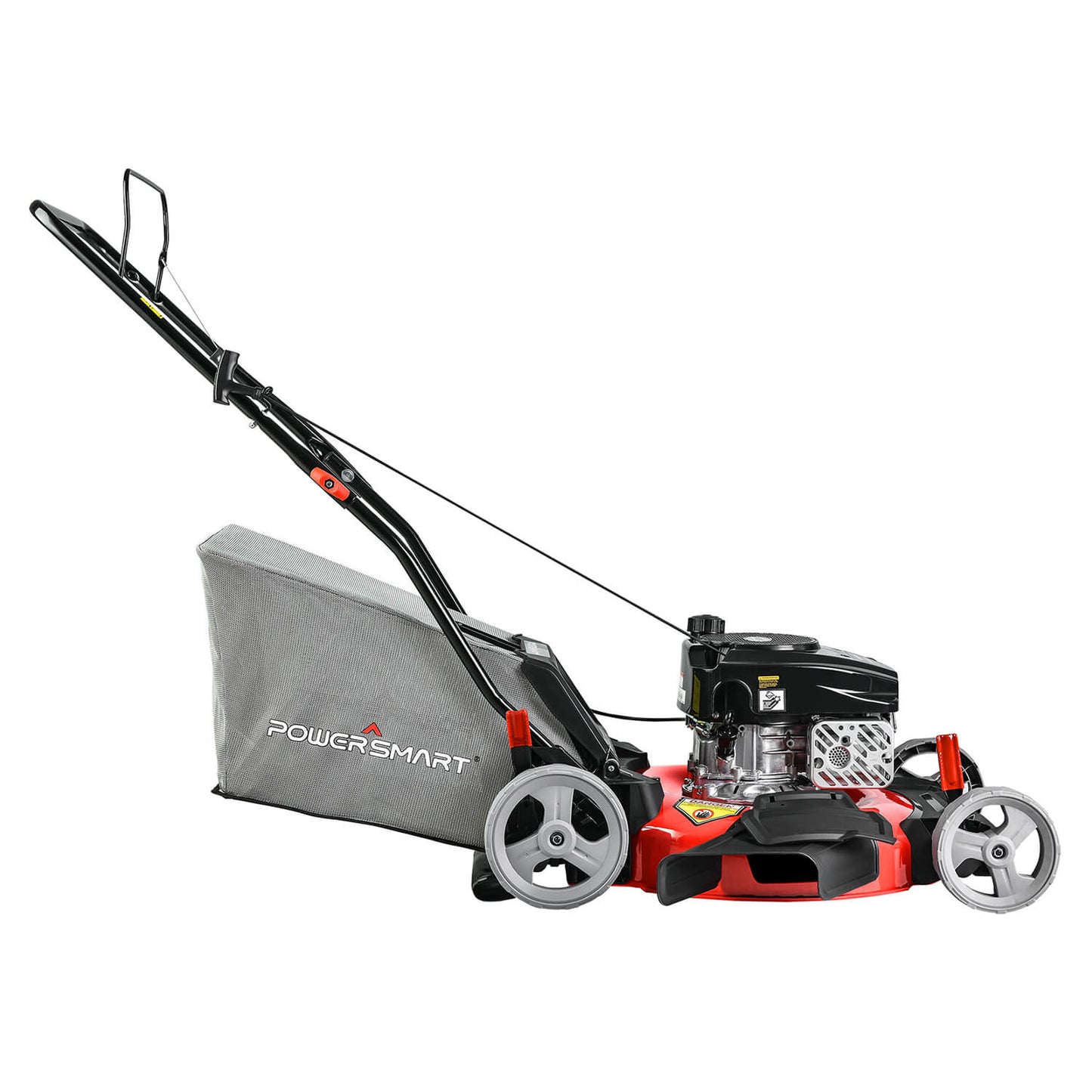 SYNGAR Push Lawn Mower Gas Powered 21 Inch 144CC 4-Stroke Engine 3-in-1 with Bag, 5 Adjustable Heights