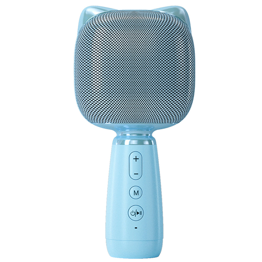 Wireless Microphone for Kids, Handheld Portable Karaoke Machine Speaker with Record Function, Christmas Gifts Toy for 3-12 Year Old Girls and Boys, Blue, LJ832