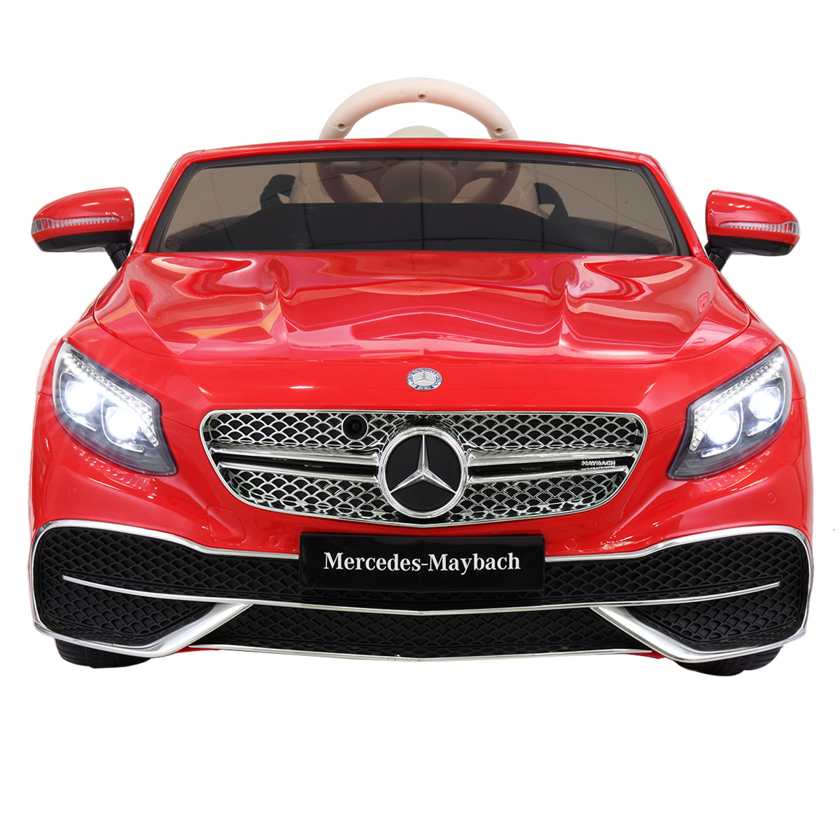 2 Seater Kids Ride On Car, Mercedes Benz Licensed Electric Car for Kids, Power Vehicle with Remote Control, 3 Speeds, LED Lights, MP3 Player, USB Port, Gift for Age 1-5 Years, K1396
