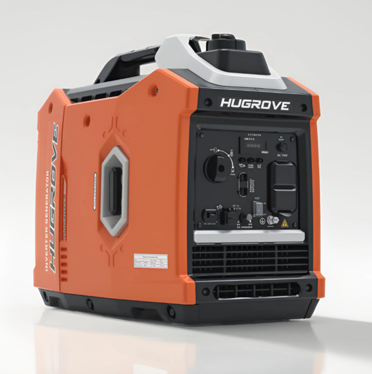 2200W Portable Generator for Home & Outdoor Use, Whisper-Quiet Inverter Generator with 3H Run Time at 100% Load, Lightweight & Compact Power Station