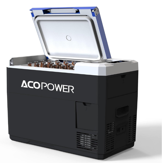 29QT Portable Refrigerator, Car Freezer with APP Control, 12V, 45W Low Noice Cooler for RV, Boat