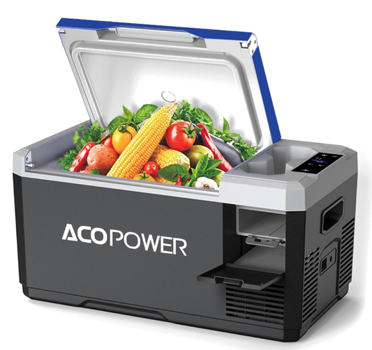 Car Refriger with APP Controlator, 19QT Refrigerator, 12V, 45W Low Noice Cooler for RV, Boat