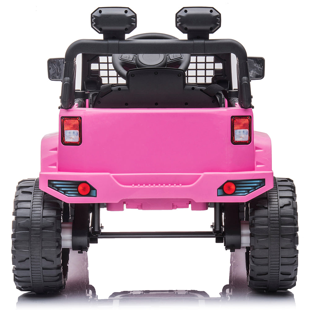 Kids Ride on Toys, Pink Ride on Cars Electric Car Battery Operated with 2.4G Parent Remote Control for Boys Girls, LJ563