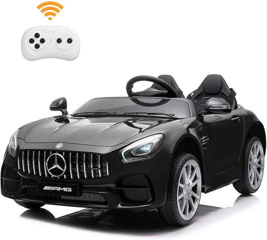 2 Seater Kids Ride On Car, Mercedes Benz Licensed Electric Car for Kids, Power Vehicle with Remote Control, 3 Speeds, LED Lights, MP3 Player, USB Port, Gift for Age 1-5 Years, K1396