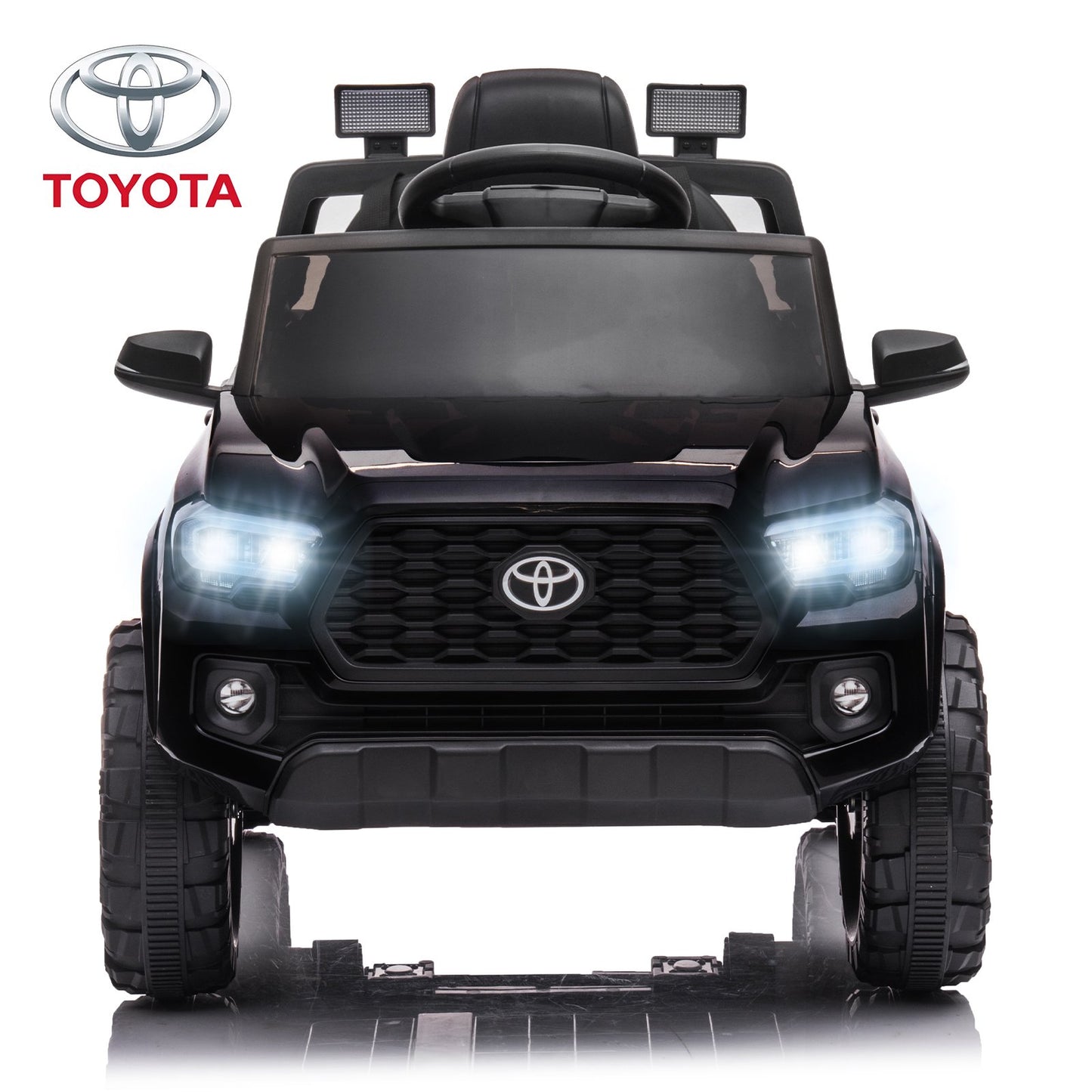 12V Kids Ride on Car, Licensed Toyota Electric Vehicles, Battery Powered Boys Girls Toddlers Toy Car Christmas Gift w/ 2.4 Remote, MP3 Player, Headlights