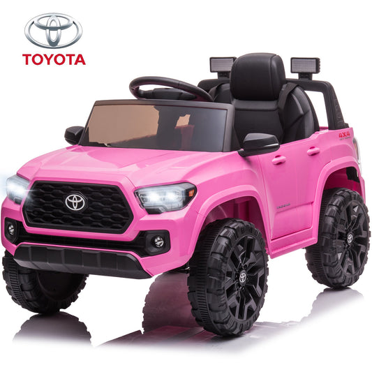 12V Kids Ride on Car, Licensed Toyota Electric Vehicles, Battery Powered Boys Girls Toddlers Toy Car Christmas Gift w/ 2.4 Remote, MP3 Player, Headlights