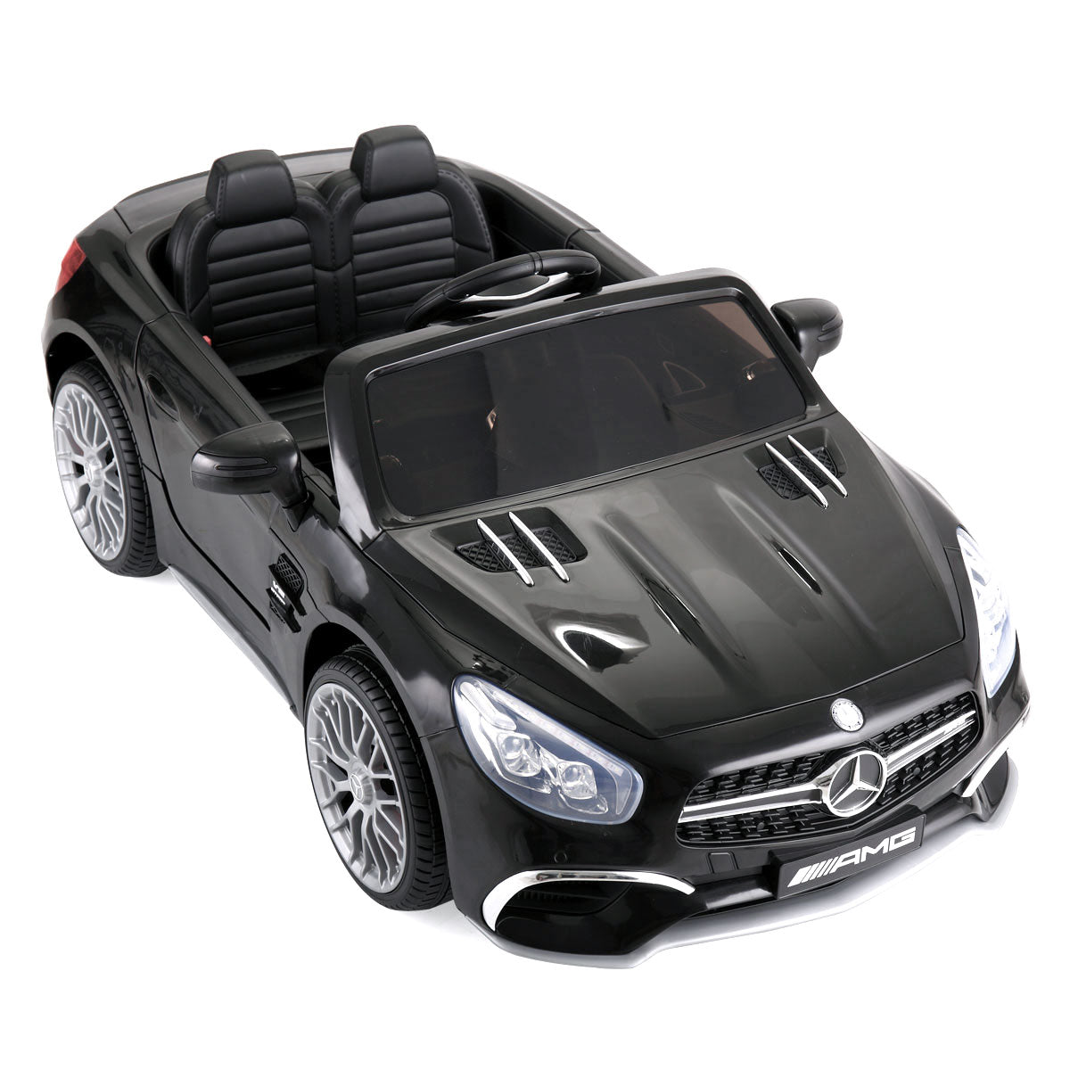 2 Seater Kids Ride On Car, Mercedes Benz Licensed Electric Car for Kids, Power Vehicle with Remote Control, 3 Speeds, LED Lights, MP3 Player, USB Port, Gift for Age 1-5 Years, K1402