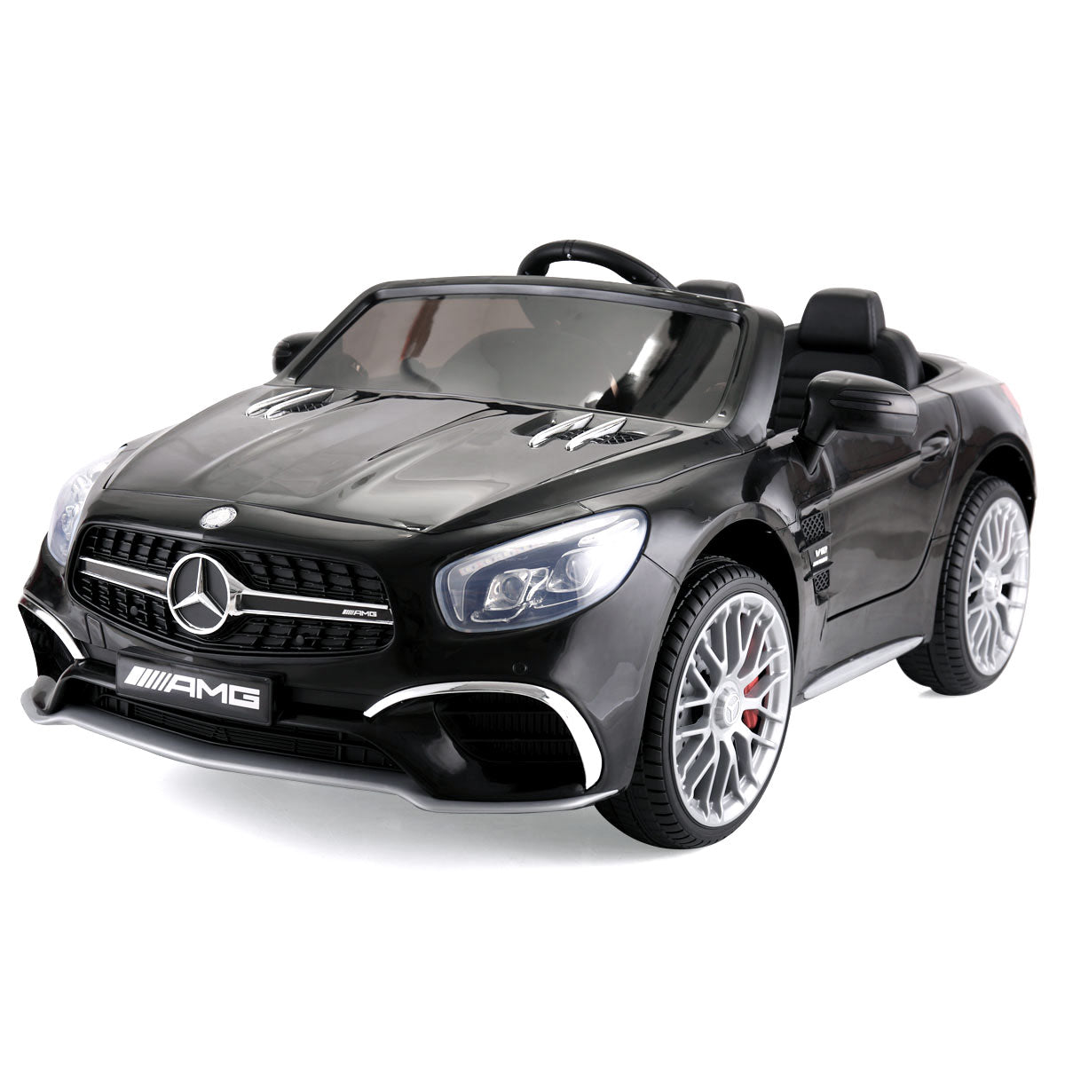 2 Seater Kids Ride On Car, Mercedes Benz Licensed Electric Car for Kids, Power Vehicle with Remote Control, 3 Speeds, LED Lights, MP3 Player, USB Port, Gift for Age 1-5 Years, K1402